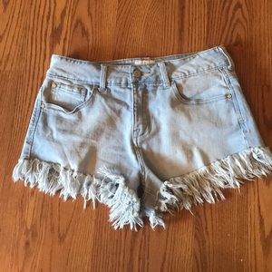 🦋Women’s Denim Cutoff Shorts Pink Celebrity 7 28